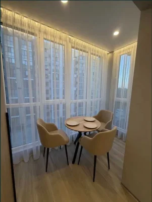 I will sell a 2-room apartment with renovation in the residential complex Schaslyvyi-2 at the lowest price