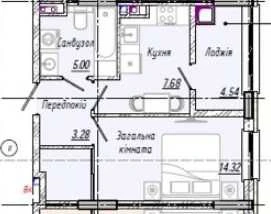 Срочно! 1-к квартира 40кв.м, рассрочка на 36 месяцев,31800