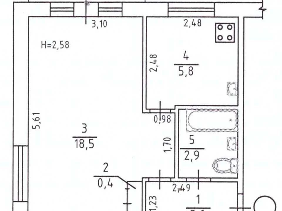 Apartment. Kharkiv, Frantishka Khrala Street