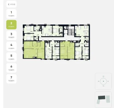 Продажа 3-комнатной квартиры в престижном ЖК Viking Hills