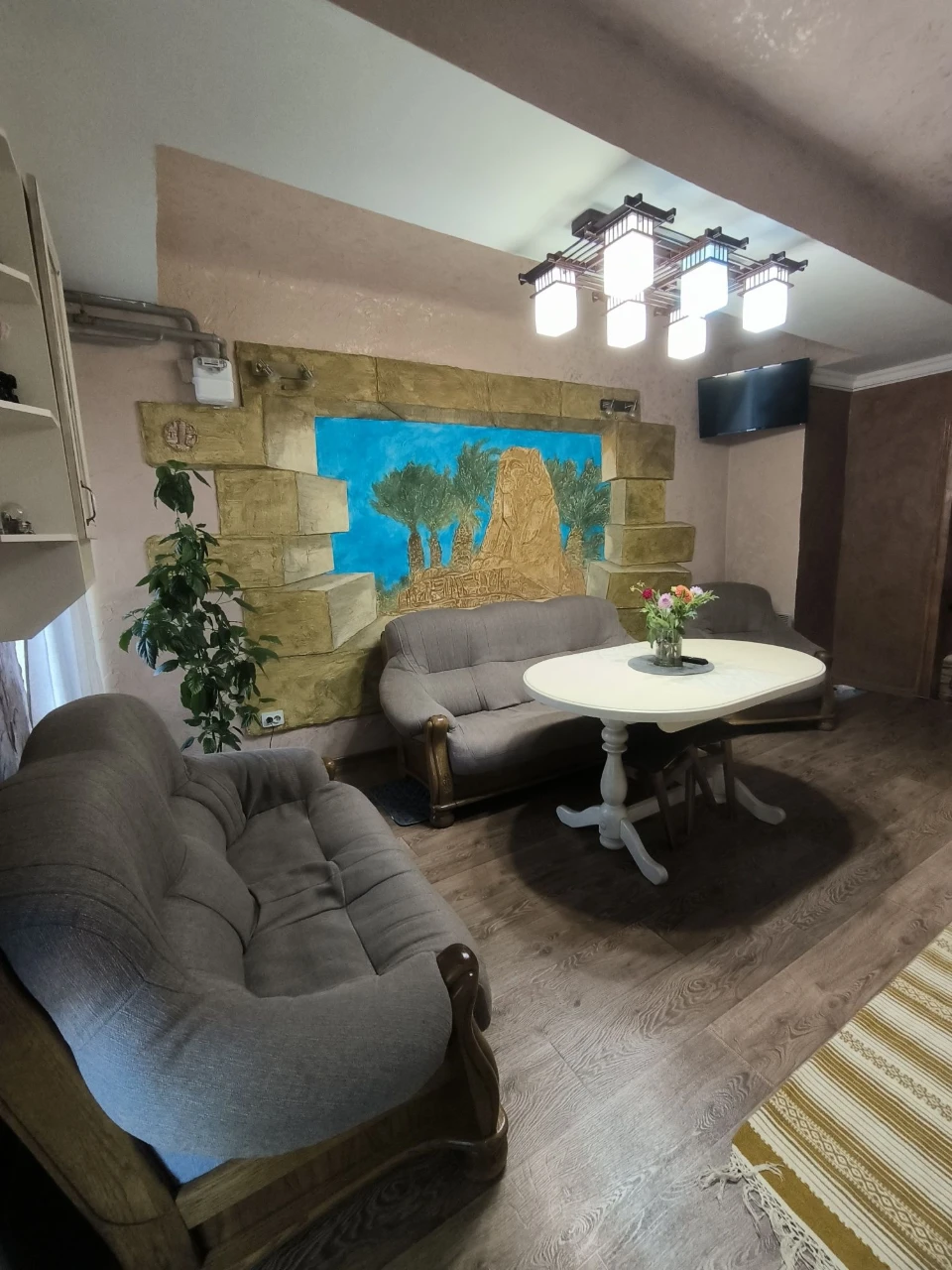 3-room apartment in the city center