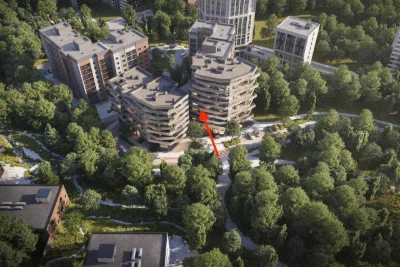 Sale of a 1-bedroom apartment with a terrace in the Holosko Residents residential complex