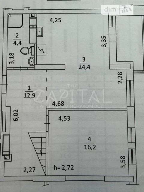 Sale of 4-room apartment 122 sq. m on Sosyuri Volodymyra 6 • I