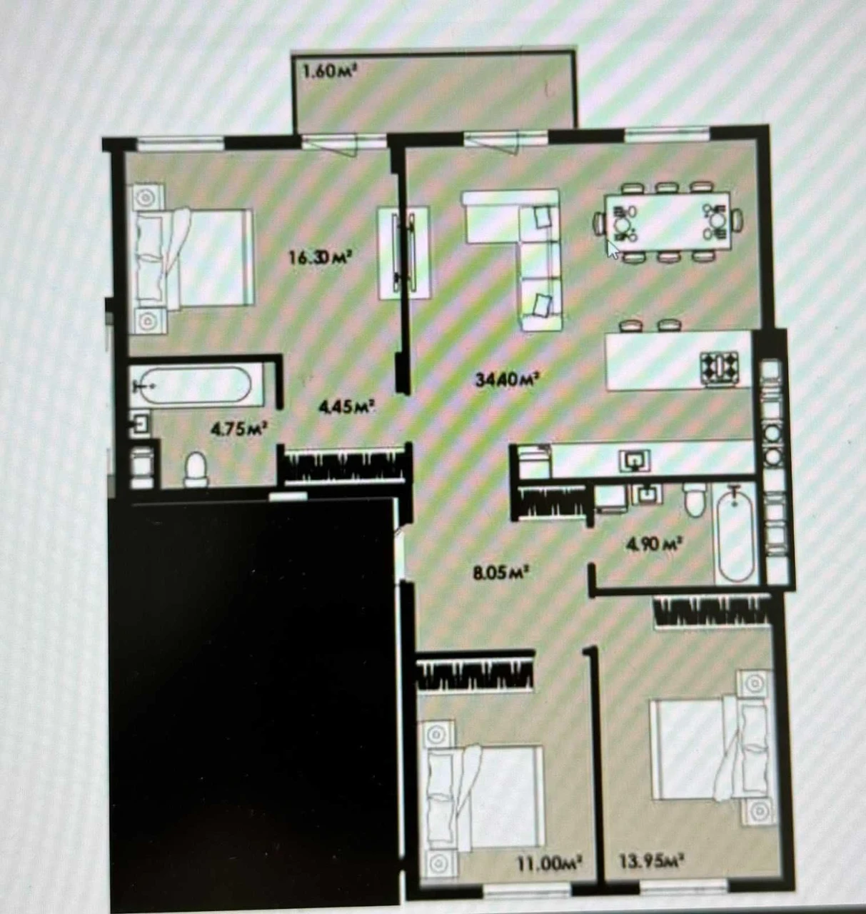Продаж 3-к квартири 99.45 м²  БЕЗ КОМІСІЇ в ЖК Willa Karolin