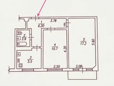 Apartment. Pokrovska Street, Житомир.