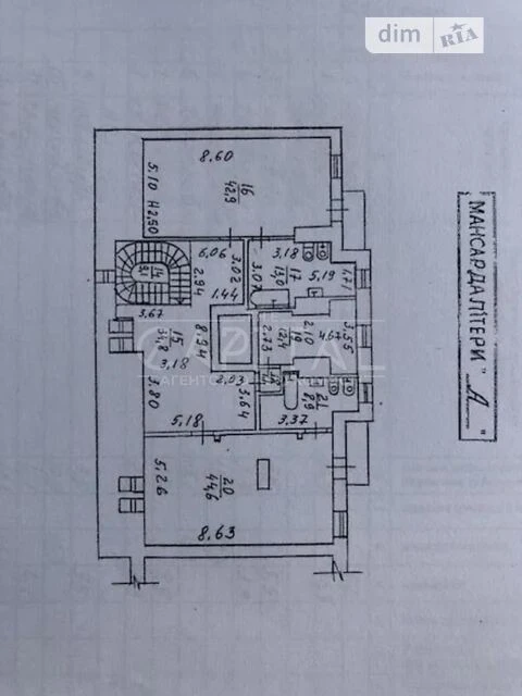Sale of 7-room apartment 332 sq. m. on Akademika Bogomoletsa 7/