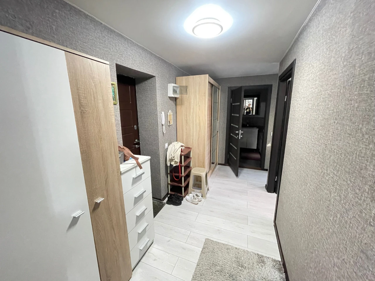 Sale of a 2-room apartment with renovation on the 4th floor