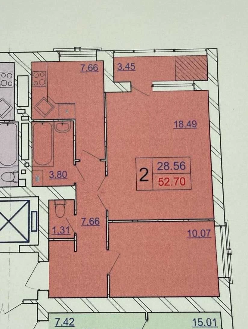 Продажа 2-комнатной квартиры в ЖК Grand Royal, район Озерна