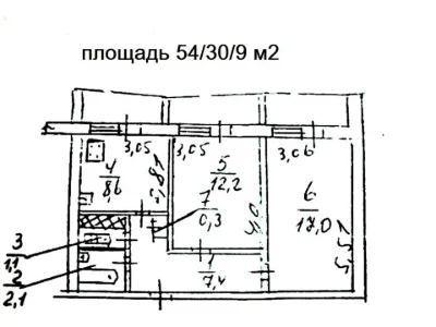 Apartment. Dnipro, Heroiv prospekt