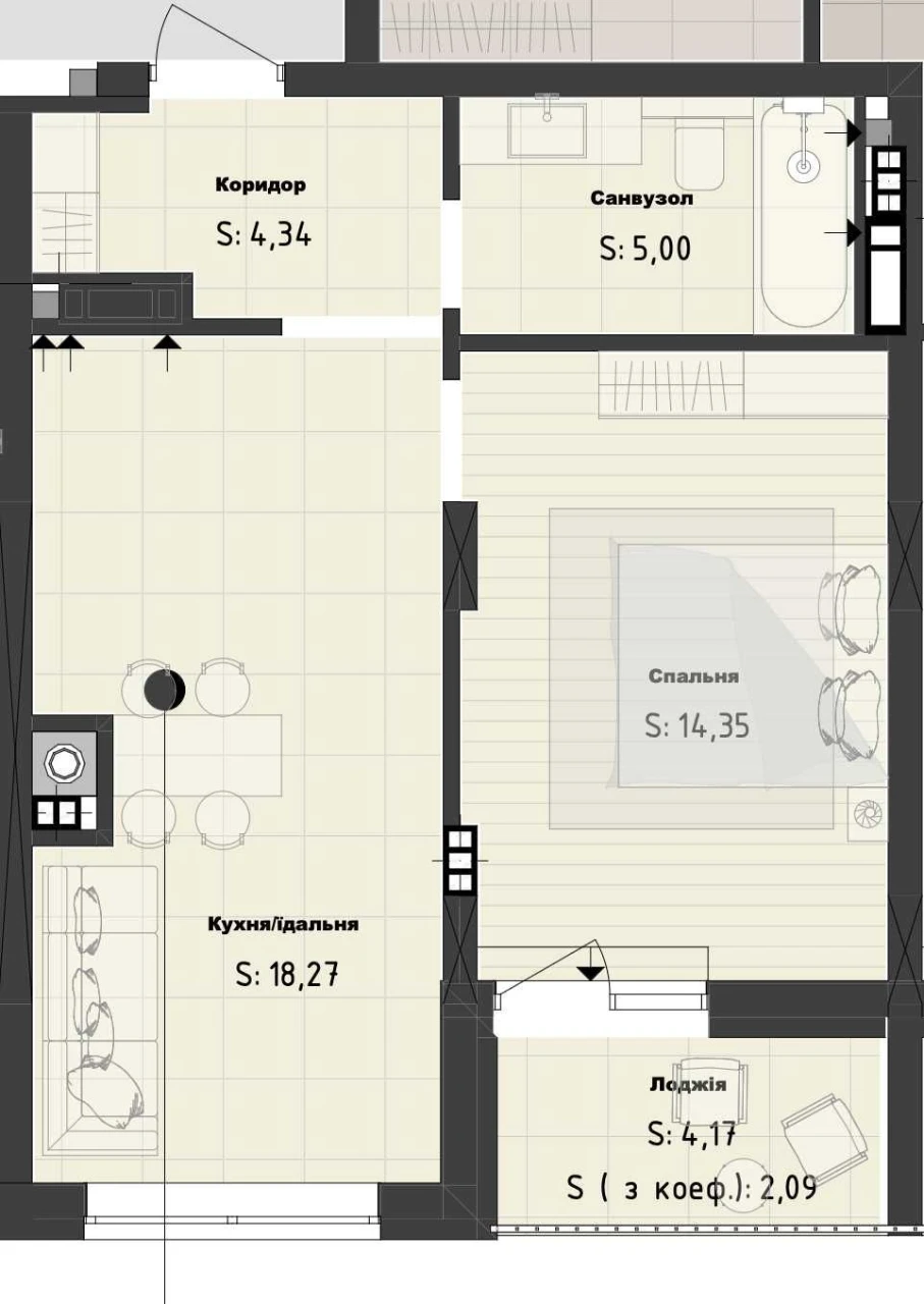 ‼️ No Commission. Sale of apartment in the residential complex Klevovy Dvir. St. Shevchenko