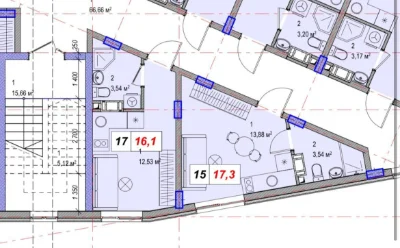 Дешевше від забудовника! Студія 17,3 м2 Бортничі метро Борис