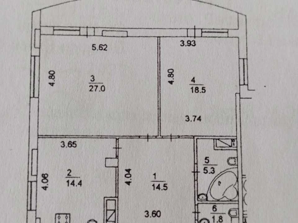 2-room apartment. Kyiv, Mykoly Rudenko boulevard.