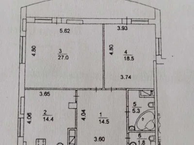 2-room apartment. Kyiv, Mykoly Rudenko boulevard.