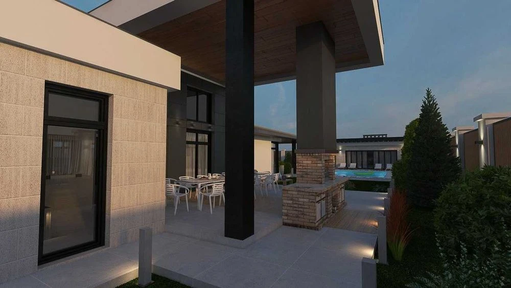 One-story brick house from builders 300 m 15 acres Sovyn