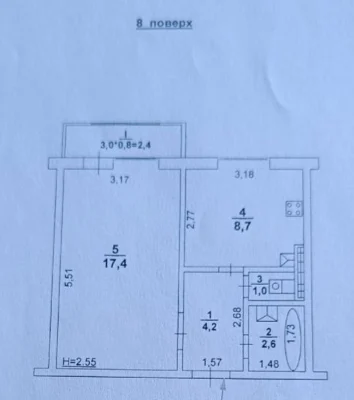 1 комн. на Заболотного/Днепродорога (С. Палия)/ Крымский бул