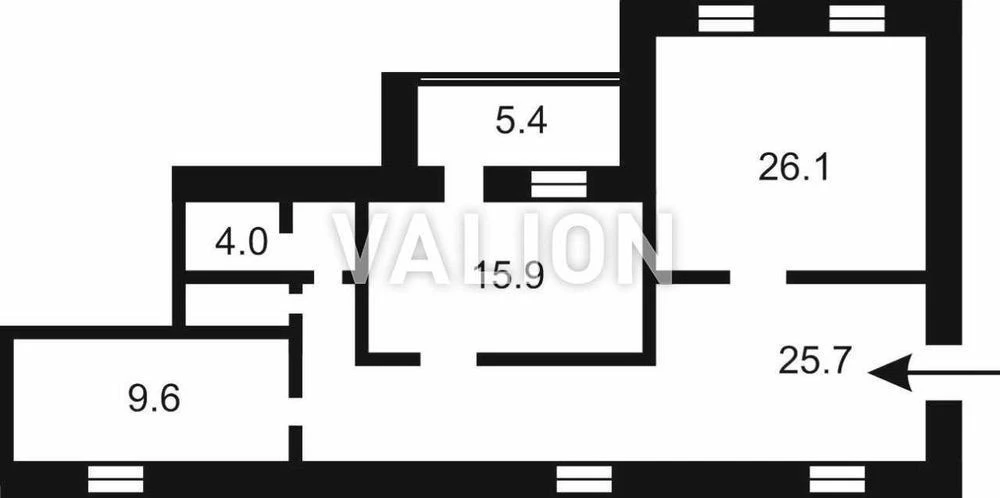 2-room apartment for sale, 10a Bogdana Khmelnytskyi St.,