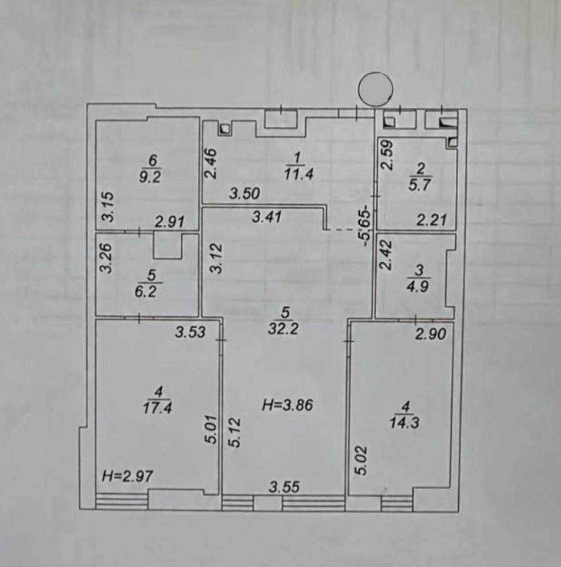 Продаж 3-кімнатної квартири в ЖК TRIIINITY, Тютюнника, 102 м², низ ринку.