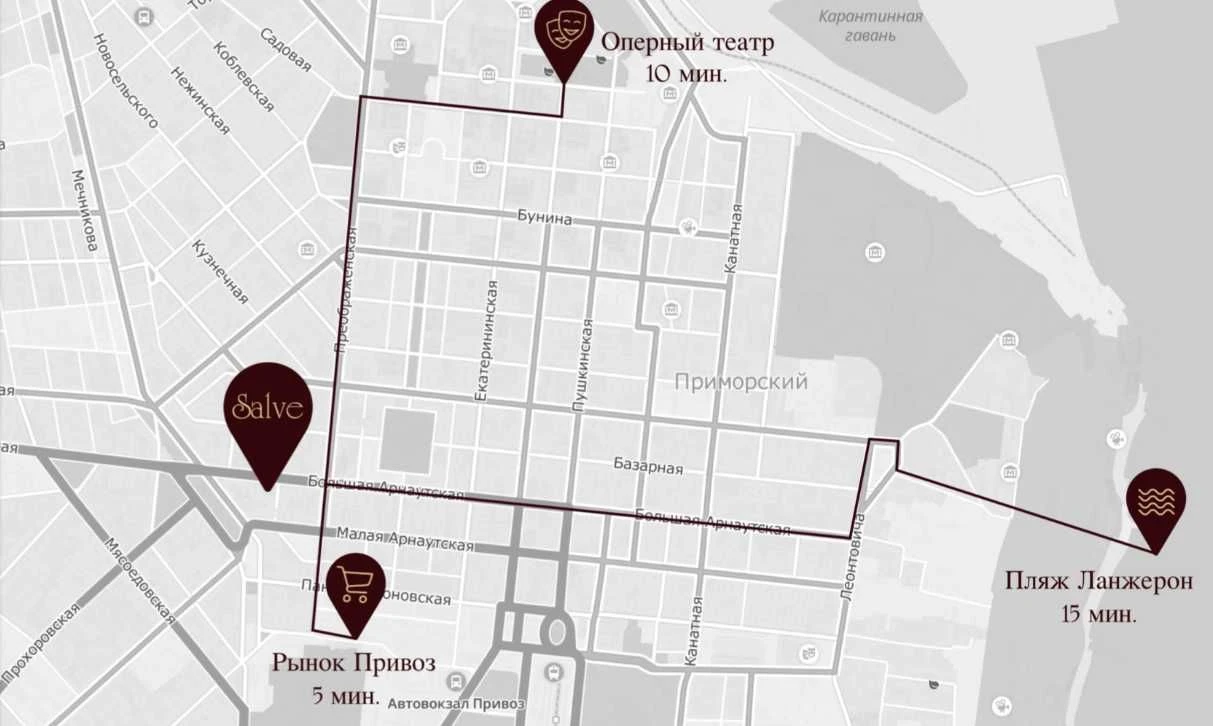 3-х кімн квартира в ЖК Salve Велика Арнаутська 115,