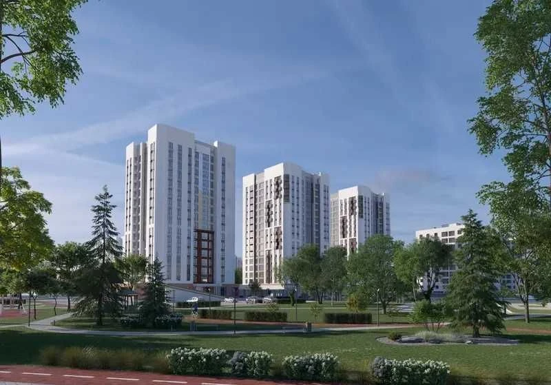 Two-room apartment in a new building/gas house