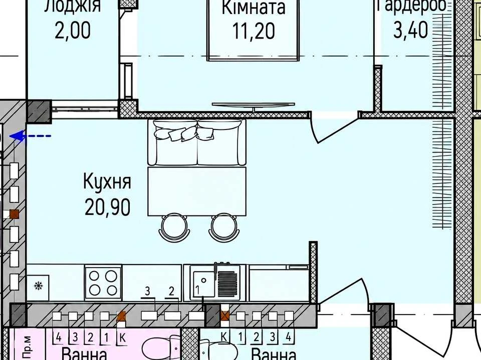 Квартира. Ужгород, Єньківська вул.