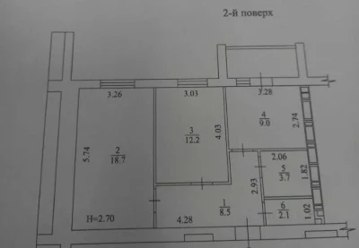 ЖК Пташка (ЖК Птичка) | Продам 2к квартиру | 54,2 кв.м., 2\9