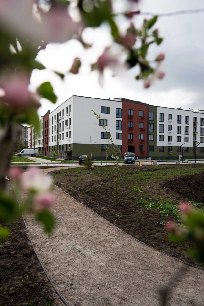 Однокімнатна квартири з вікновидом на дві сторони