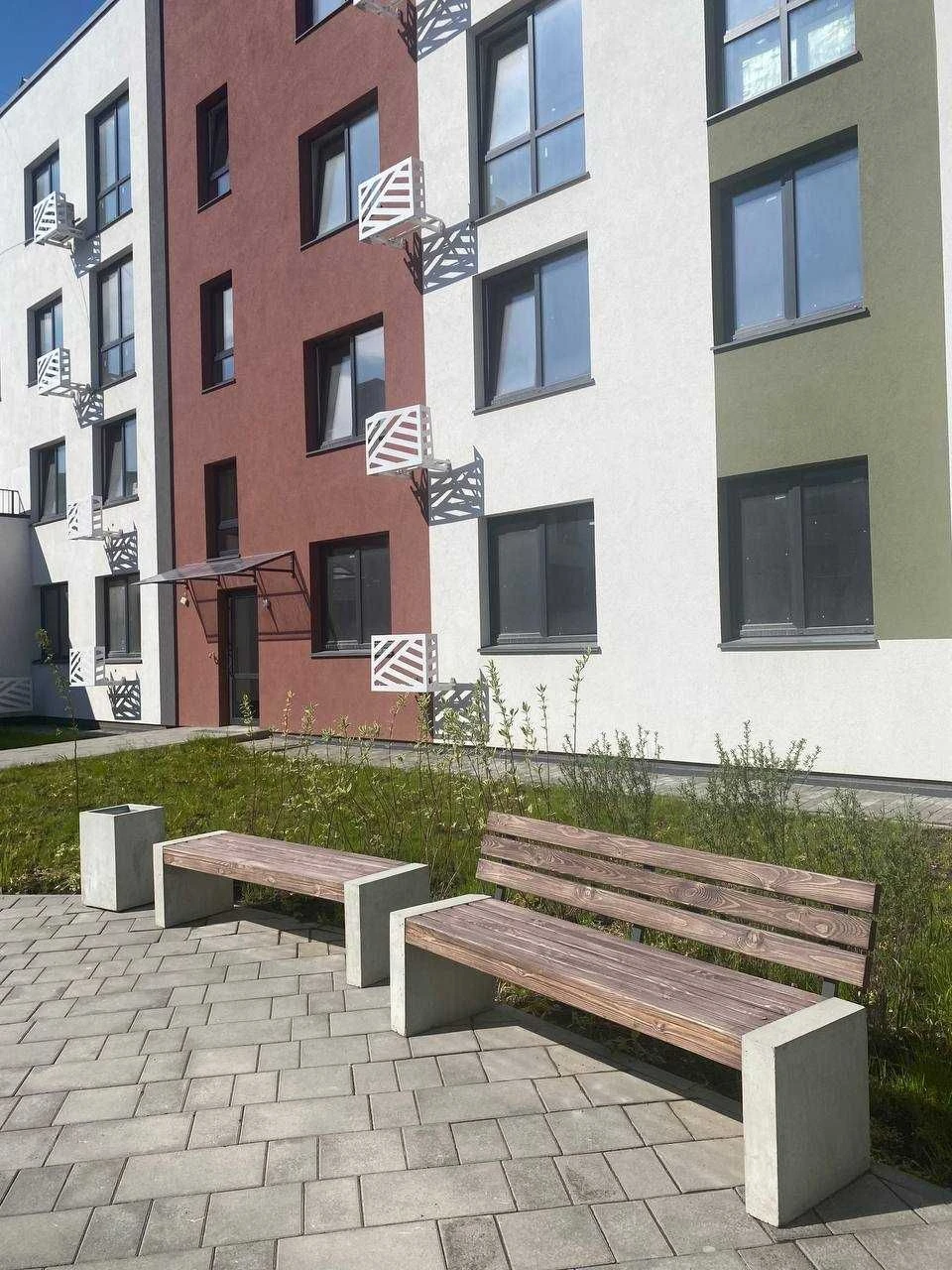 Однокімнатна квартири з вікновидом на дві сторони