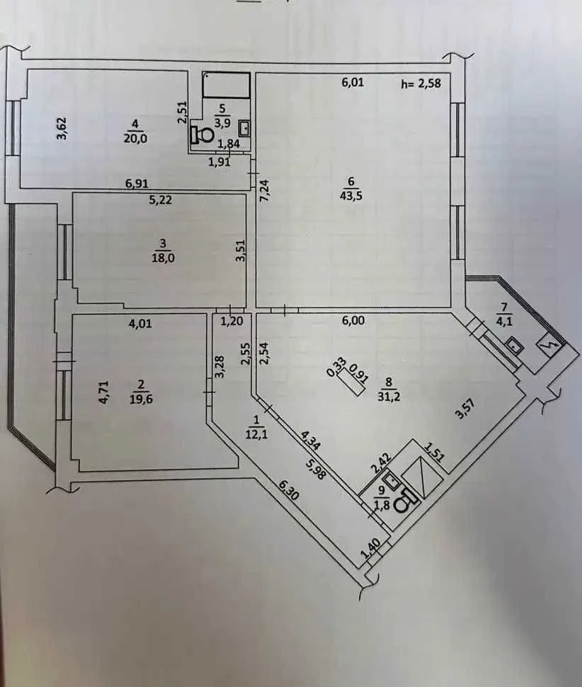 Left Bank. MWC. Mykils'ko-Slobids'ka. Rent of an apartment under