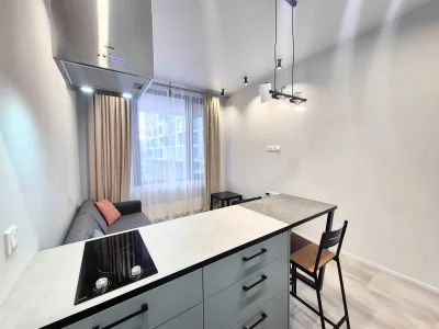 For Rent: 1-room apartment with a terrace in a modern business complex