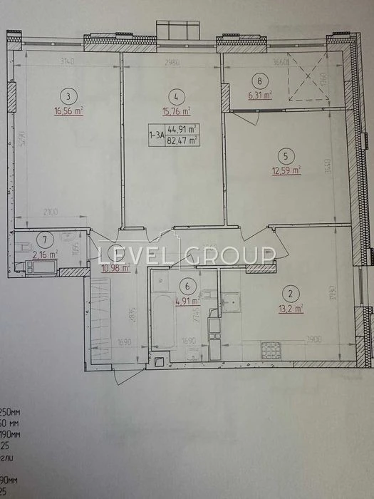 3-room apartment for sale in the residential complex SENAT/Kiltseva doroga/Terem