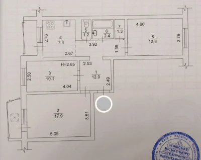 Продаж 3к квартири по вул. Костянтина Данькевича, буд. 1/79,
