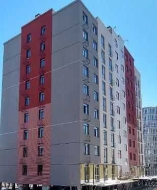 1-ком квартира в новом доме на этапе сдачи.