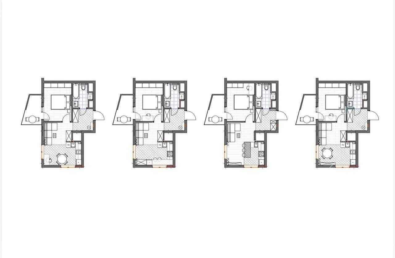 Sale of a 1-room apartment in Viking Hills residential complex, St. Suchata