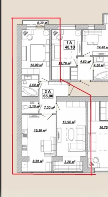 Продажа 2 комнатной квартиры в новом ЖК Княгинин.