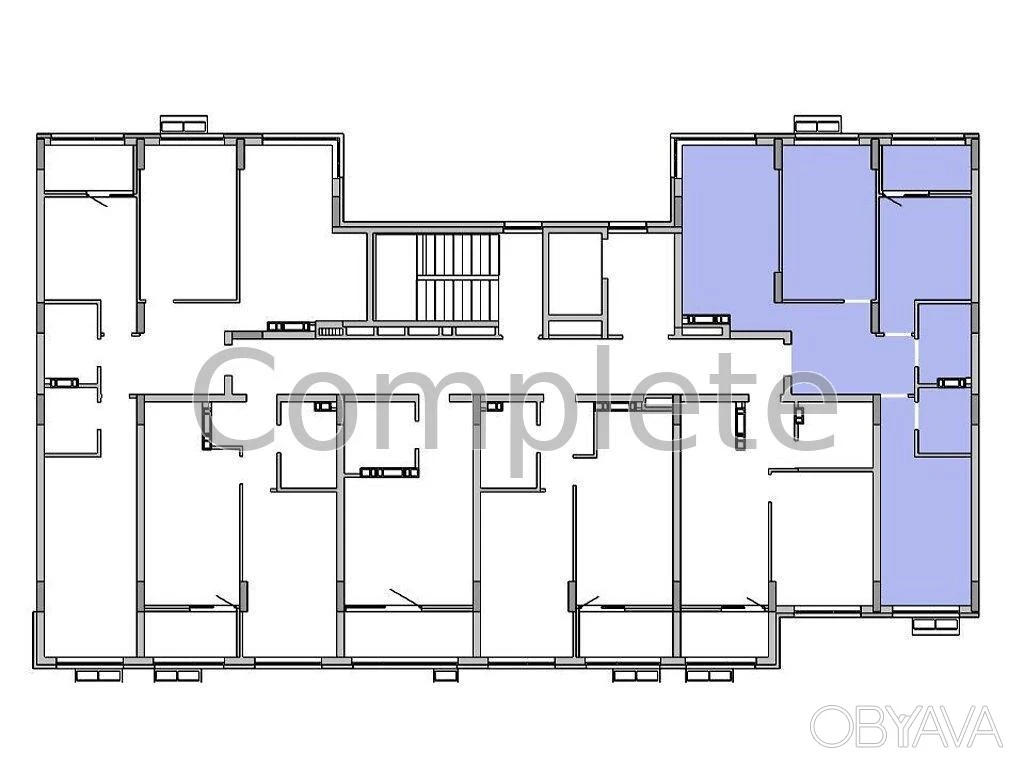 3-комнатная квартира, 86.64 м.кв.