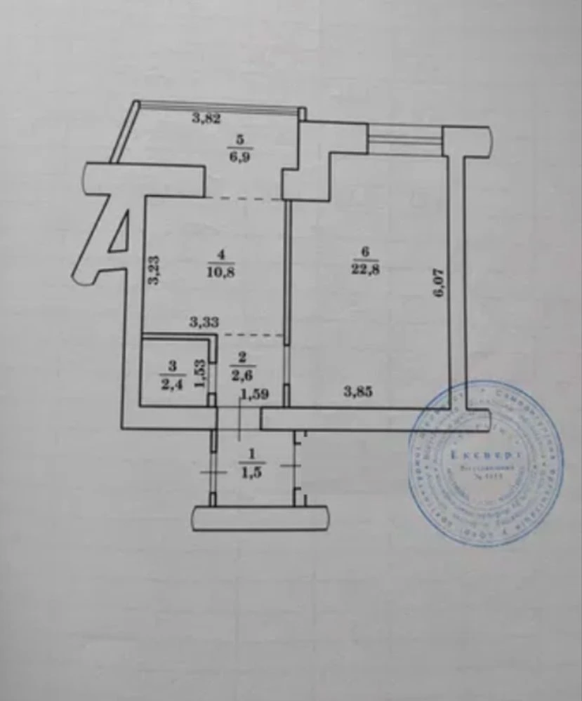 Продаж 1-кімнатноі квартири