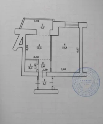Продаж 1-кімнатноі квартири