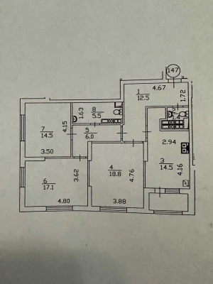 Гната Хоткевича 12, трьох кімнатна, євроремонт, метро Черніг