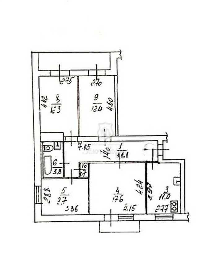 For Sale 4-room apartment, Kyiv, Шевchenkovskyi, Salutna St, 4a