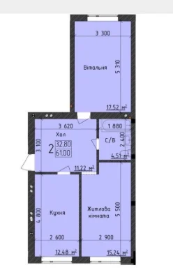 Продажа 2-комнатной новостройки на Примиській