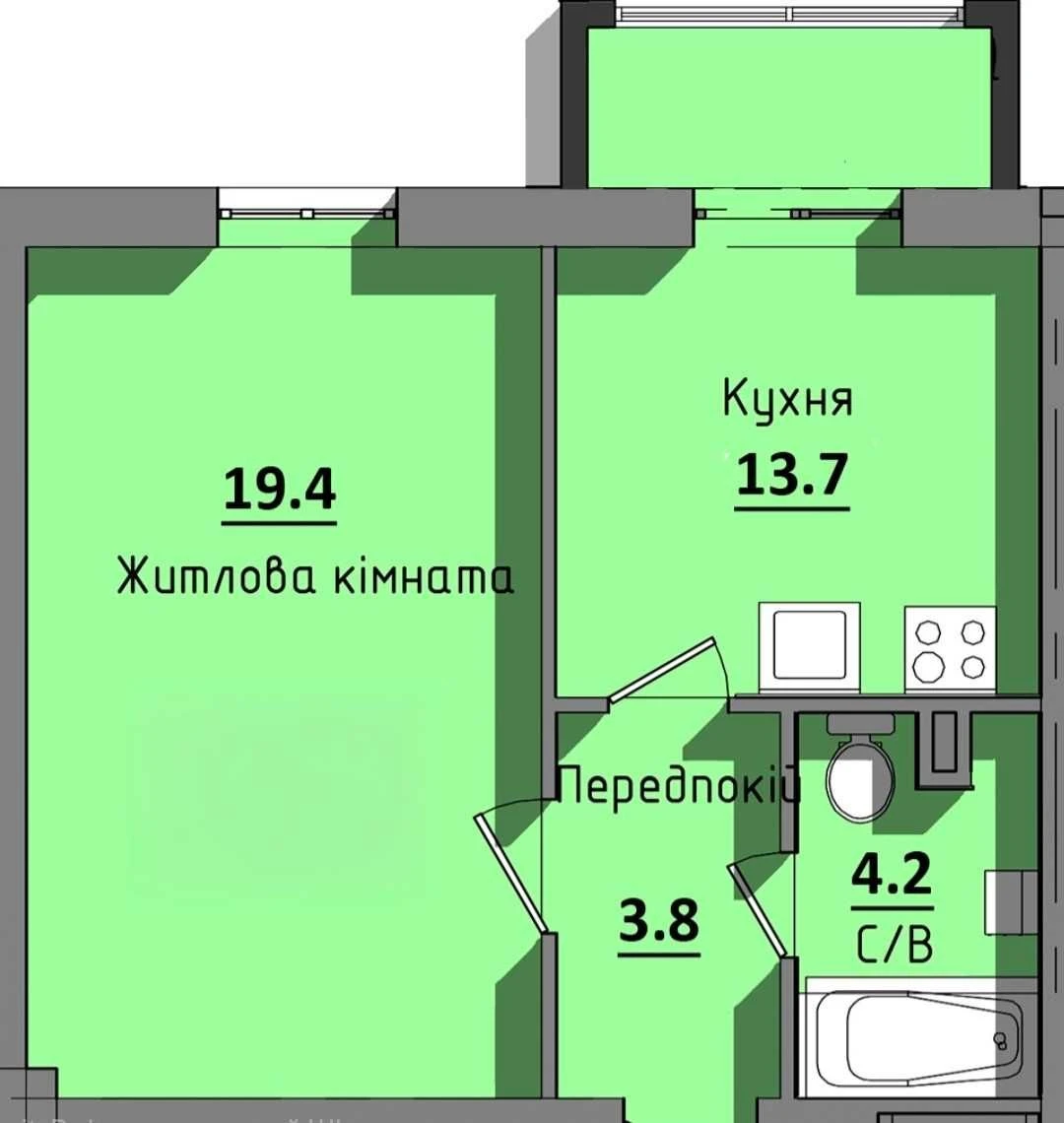 ВАУЧЕР. ДЕЖ. ПРОГРАМИ! 1-кімн. Черьомушки. Газ. 15900$