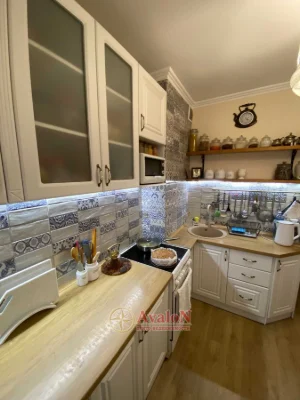 Three-room apartment with renovation. Furniture. Appliances