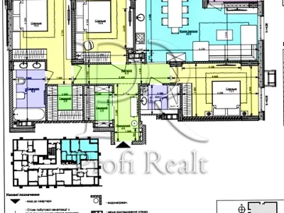 3-room apartment. Kyiv, Salutna St.