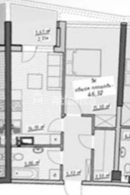 ЖК Атмосфера Аркадия — 1-комнатная квартира 46 м²