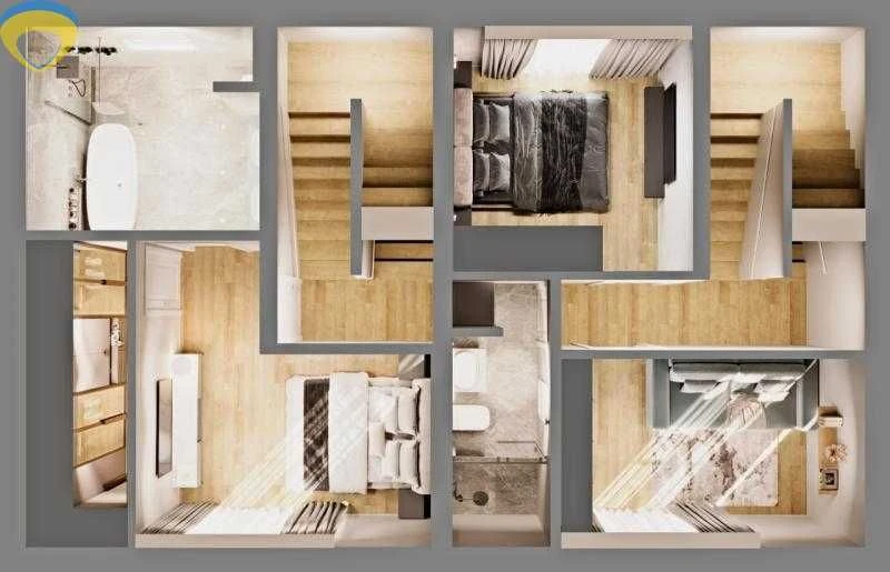 Sale of a 3-level townhouse in Arcadia (St. Posmitnogo)