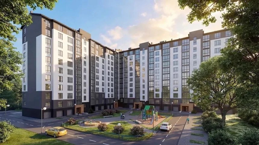 One-room apartment near the park, with a boiler, central location