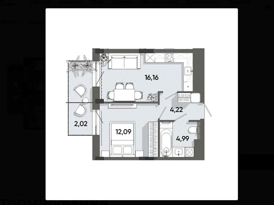 1-room apartment. Lviv, Karla Miklyosha St.