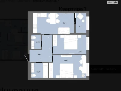 Sale of Apartment in Bodnarivka