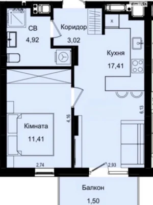 Sale of Apartment in Levandivka