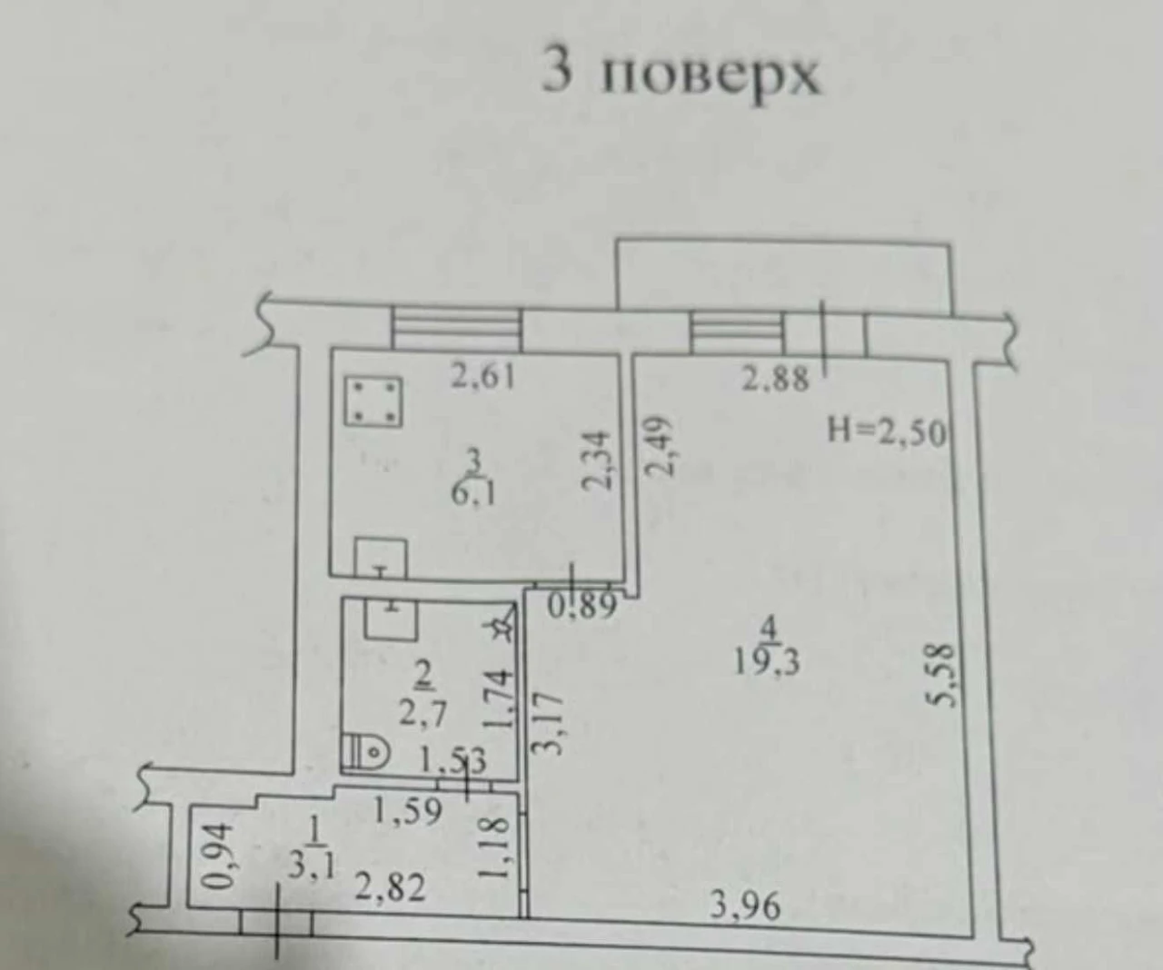 Фонтан ! 1 кiмнатна квартира по гарнiй цiнi !